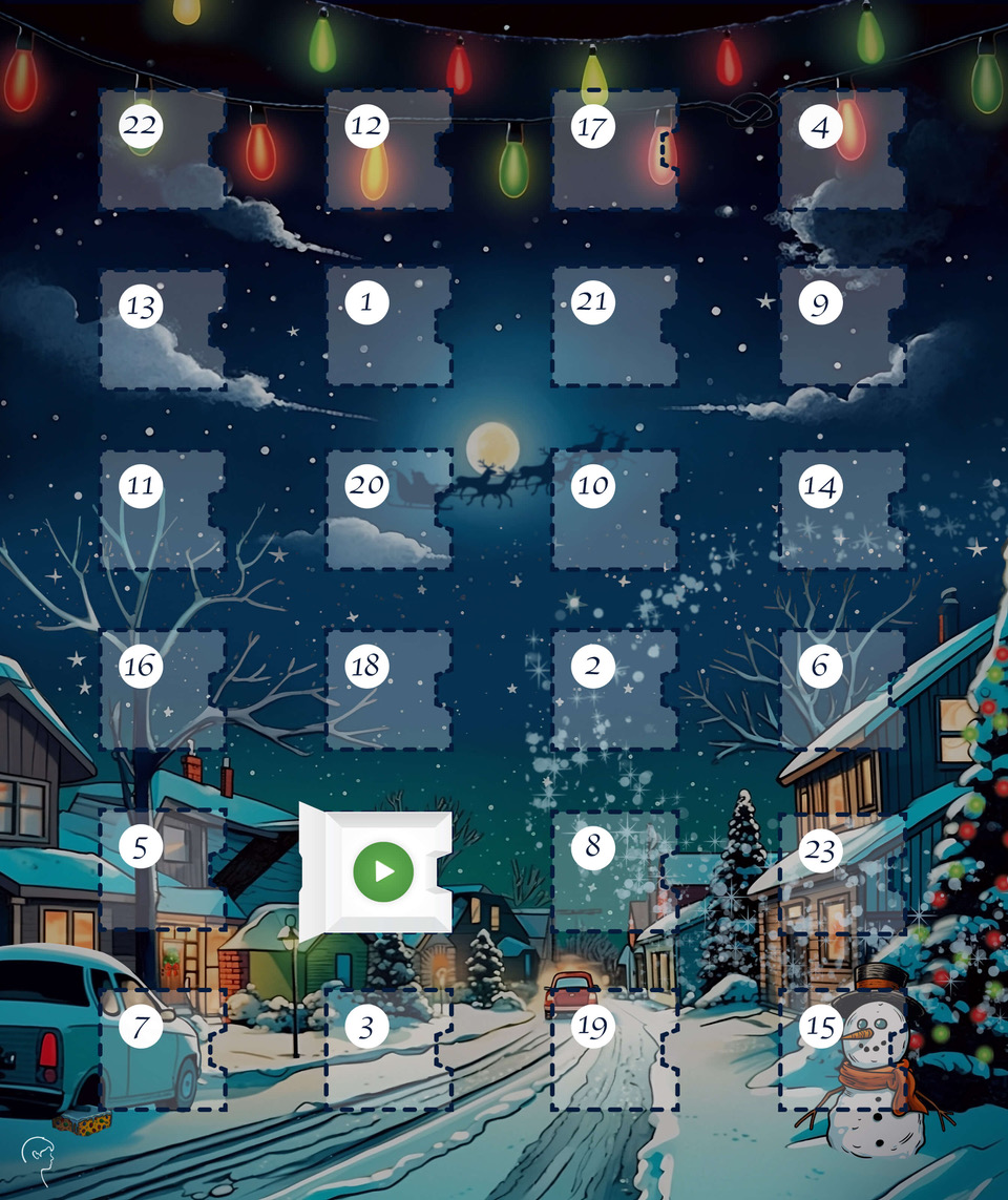 Knotty or Nice Advent Calendar Art