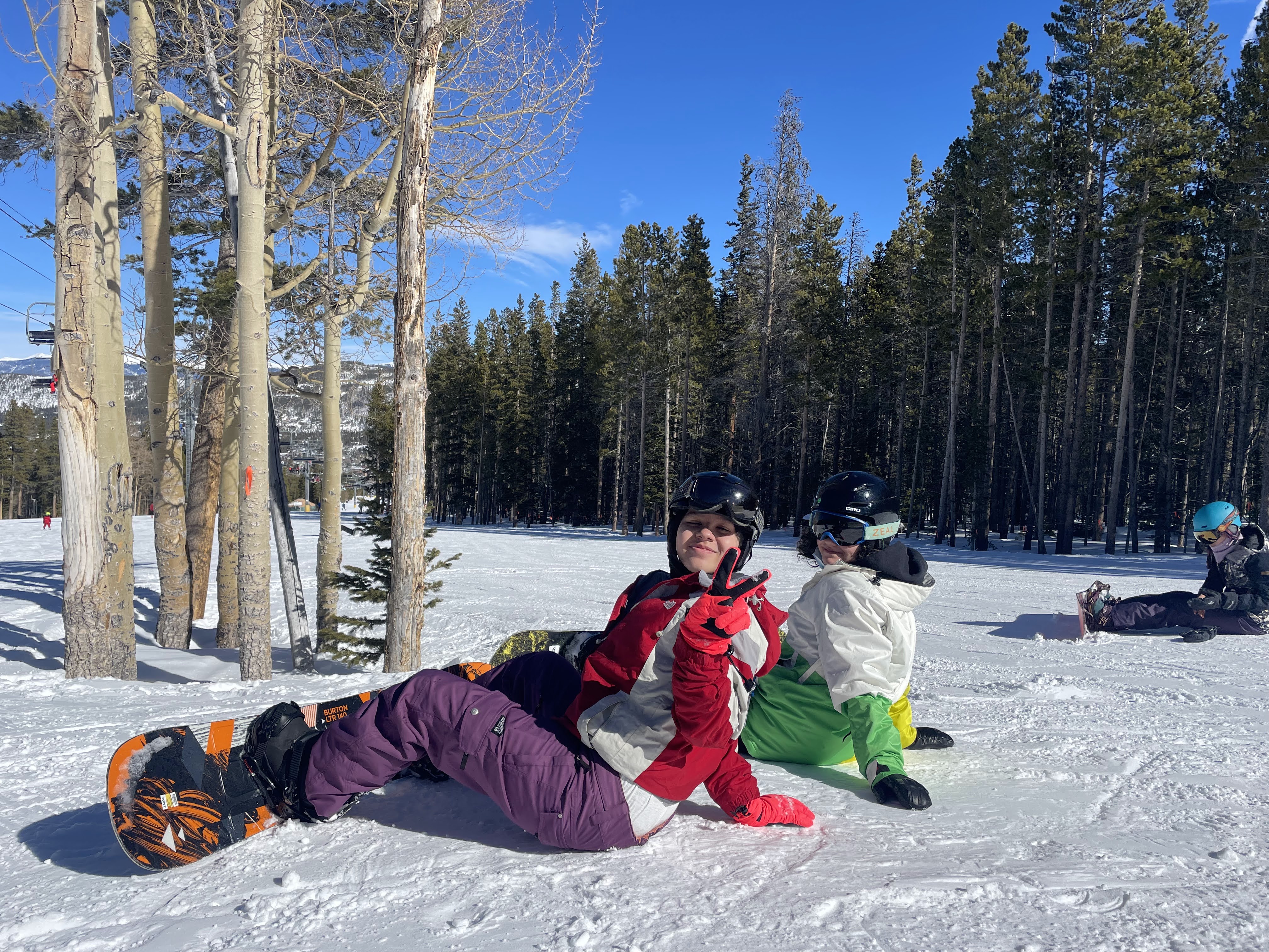 First time snowboarding with our community